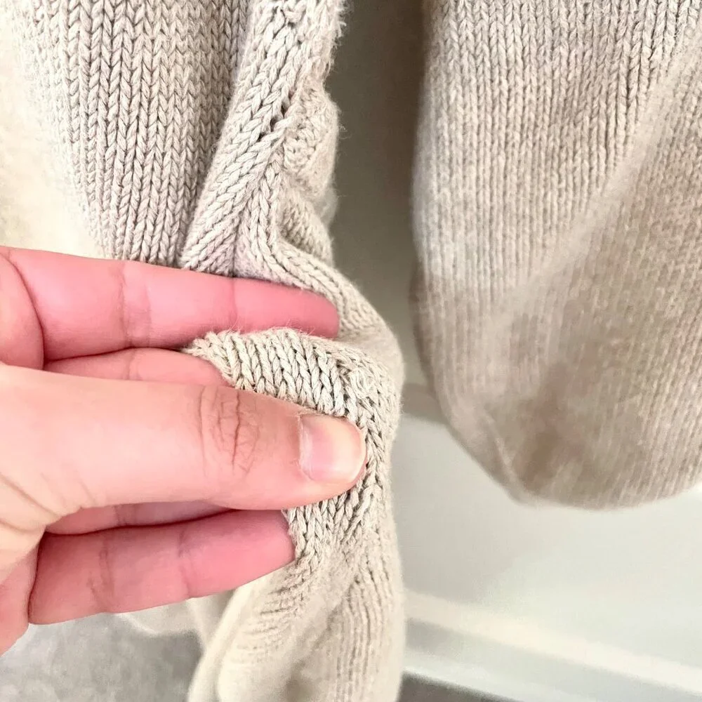 Joslin Studio Aurora Knit Long Sleeve Maxi Dress Flax Size M - Picture 4 of 9